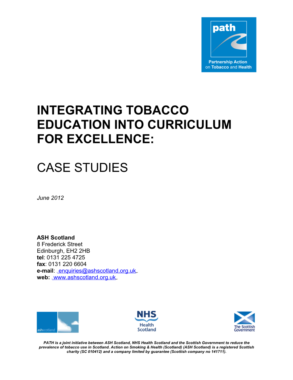 Smoking Prevention and Education in Schools: Project Plan