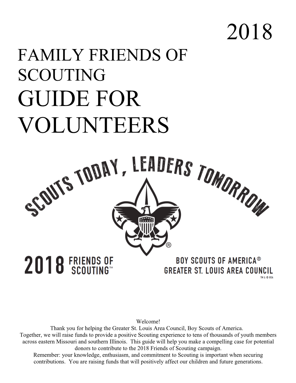 Family Friends of Scouting