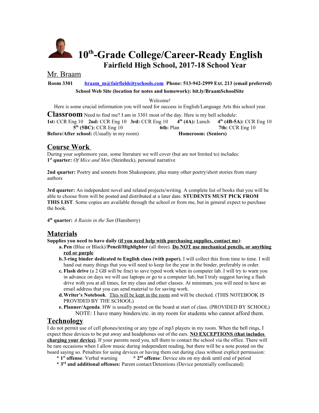 10Th-Grade College/Career-Ready English