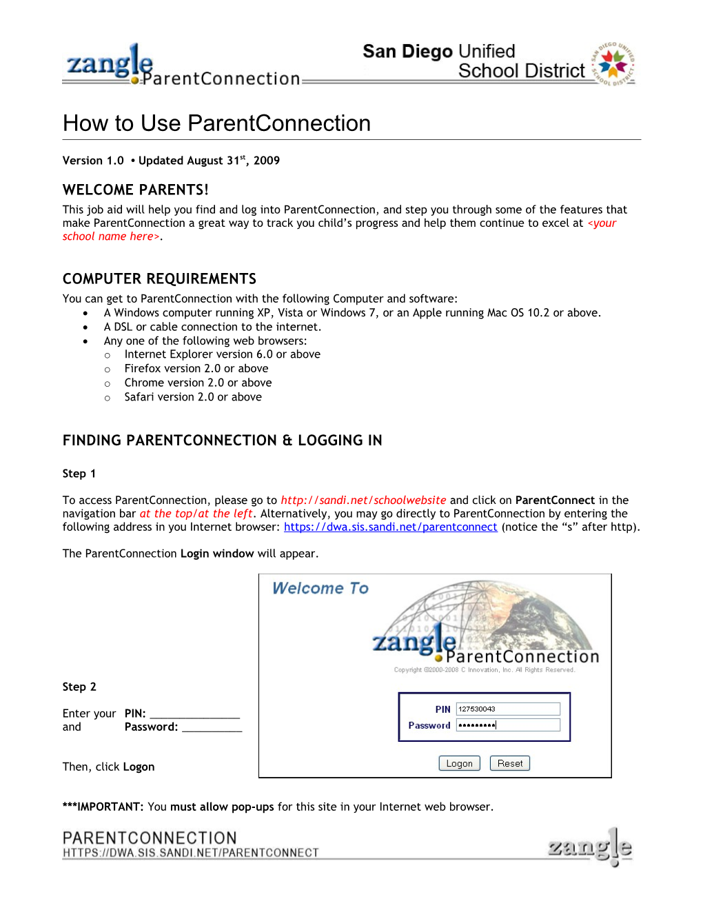 How to Use Parentconnection