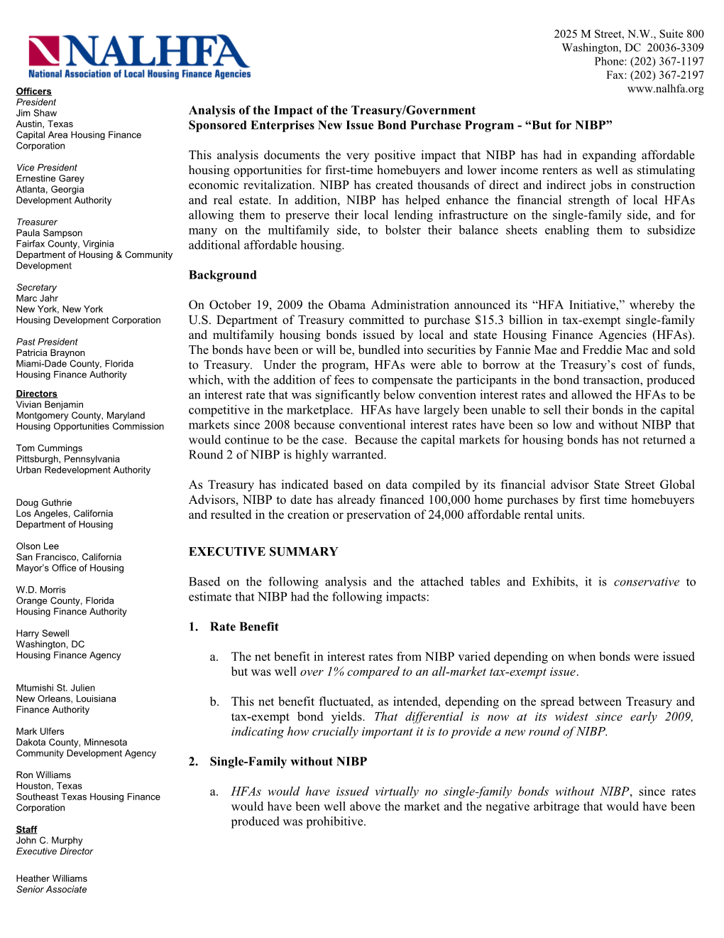 Analysis of the Impact of the Treasury/Government Sponsored Enterprises New Issue Bond