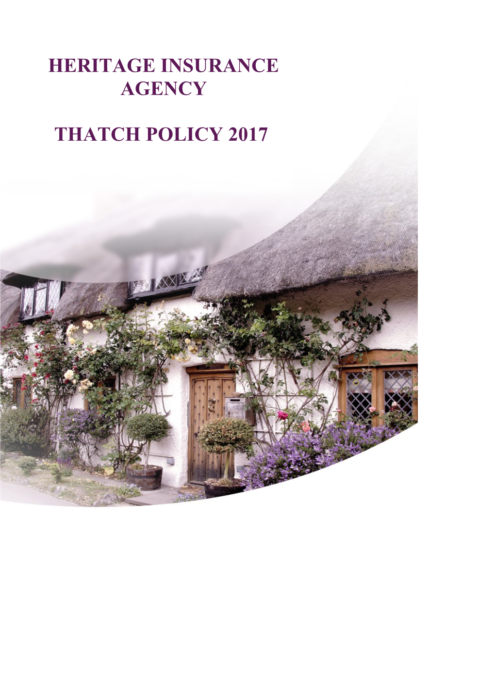 Thatch Policy 2017
