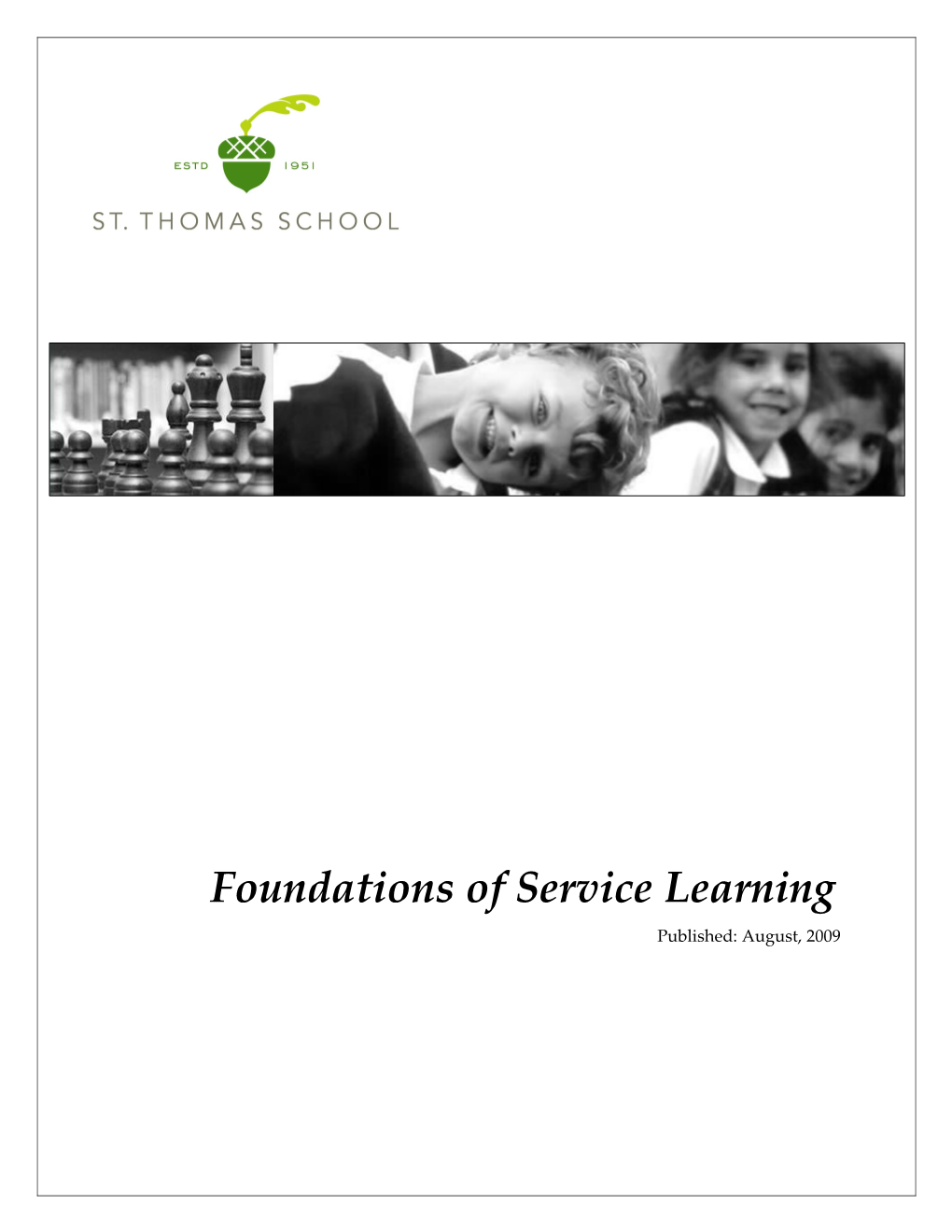 Foundations of Service Learning