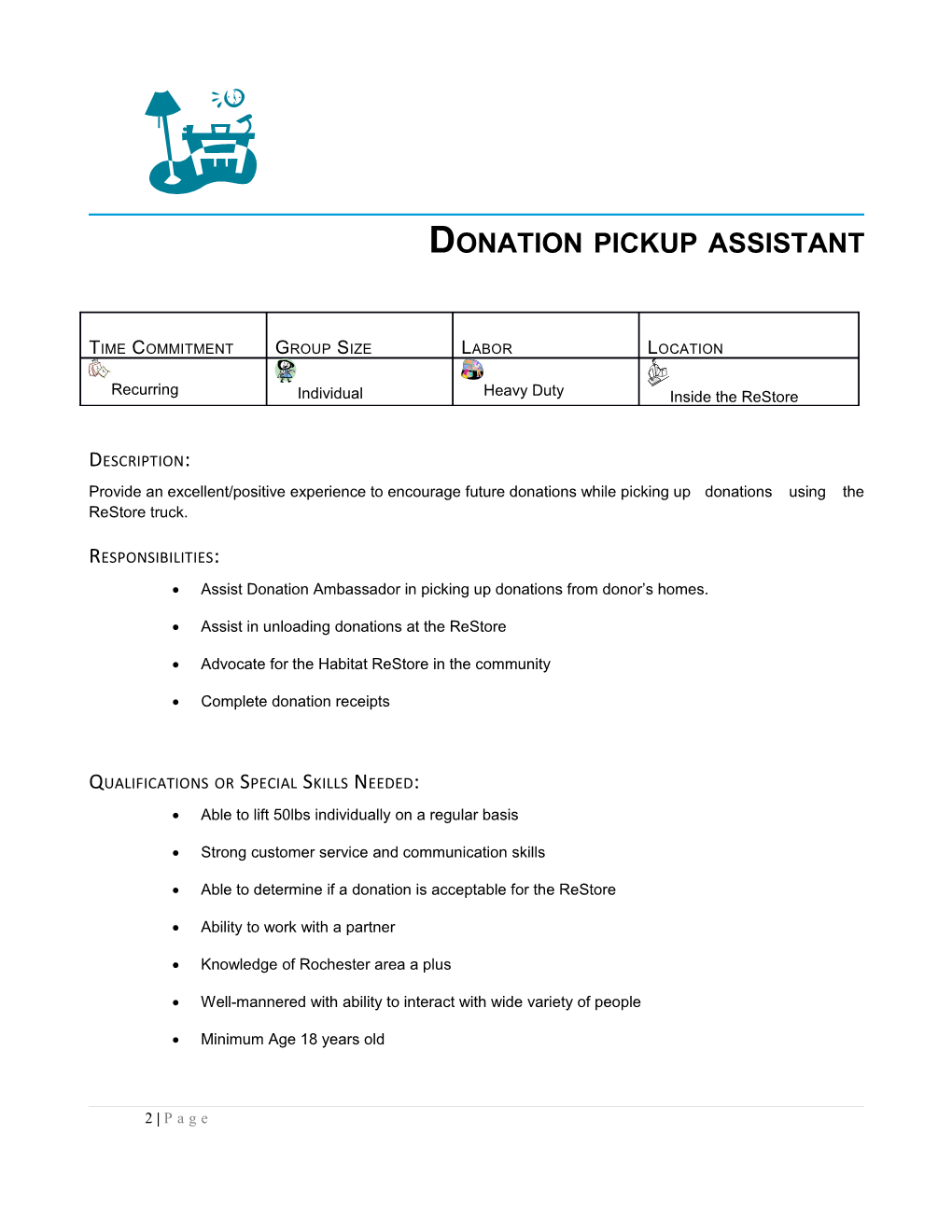 Receiving and Processing Room Assistant
