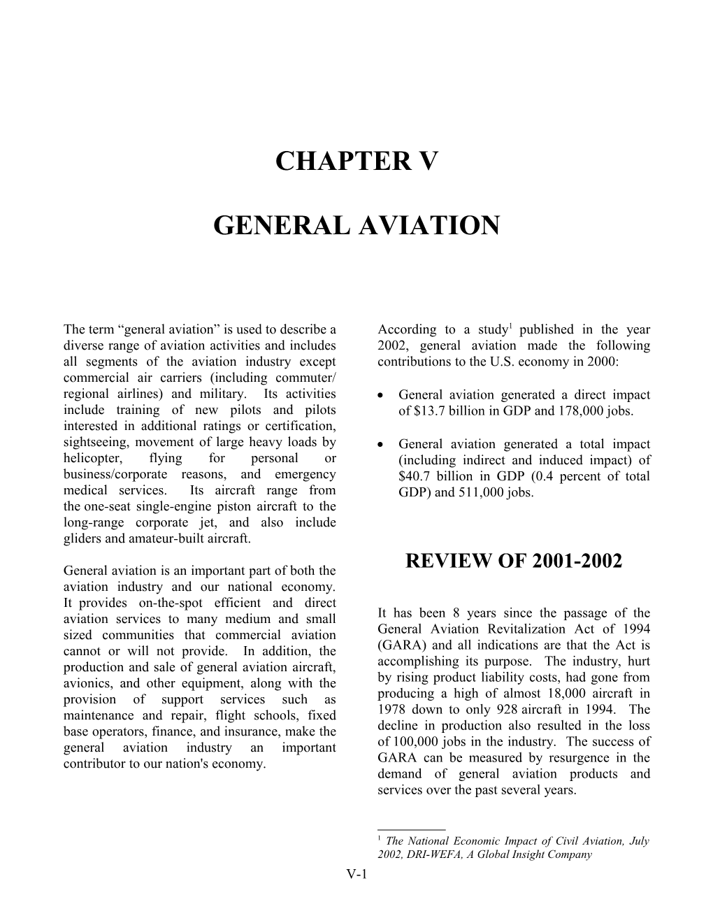 General Aviation