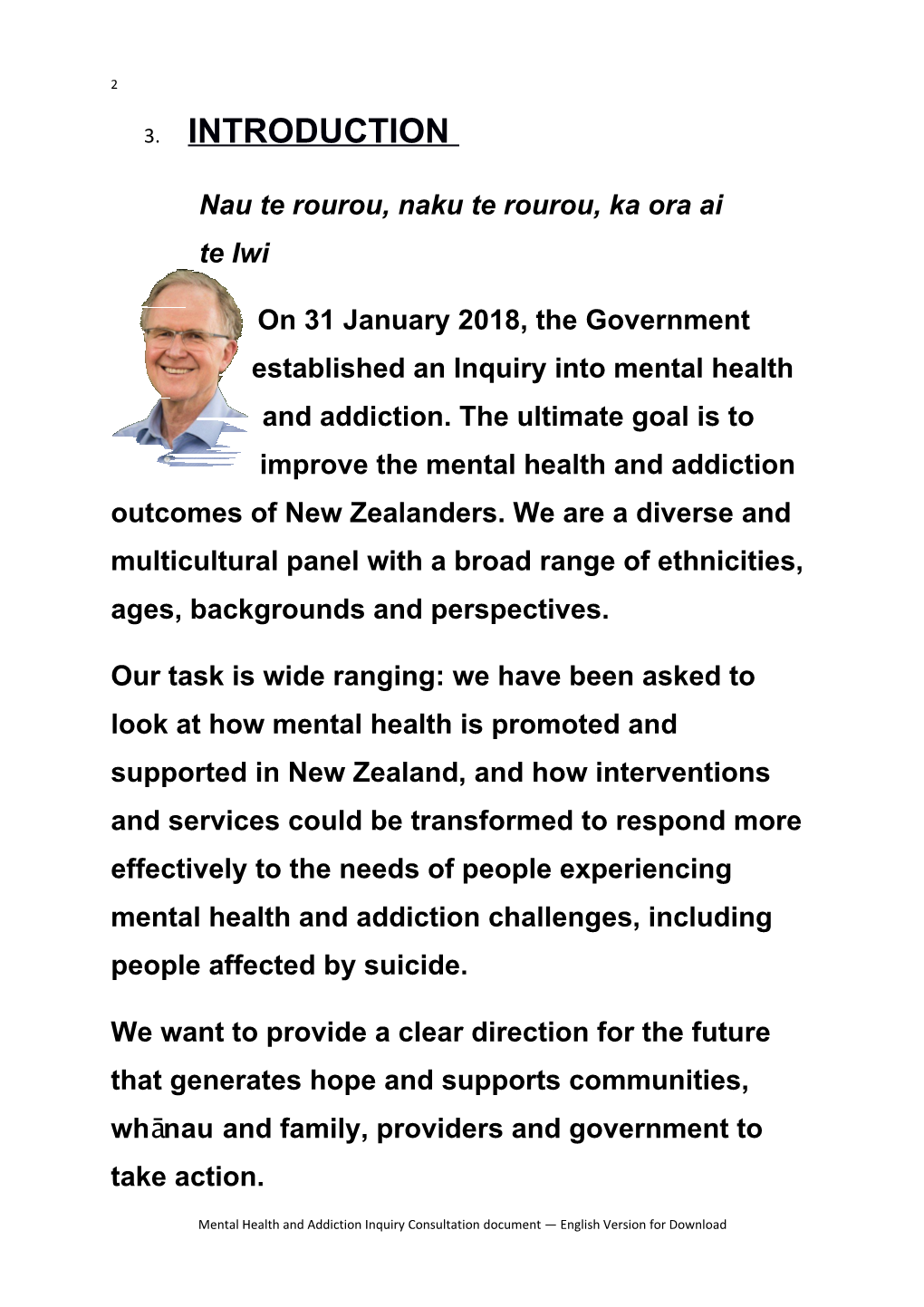 20180417 CONSULTATION FINAL DRAFT - Mental Health and Addiction Inquiry Consultation Document