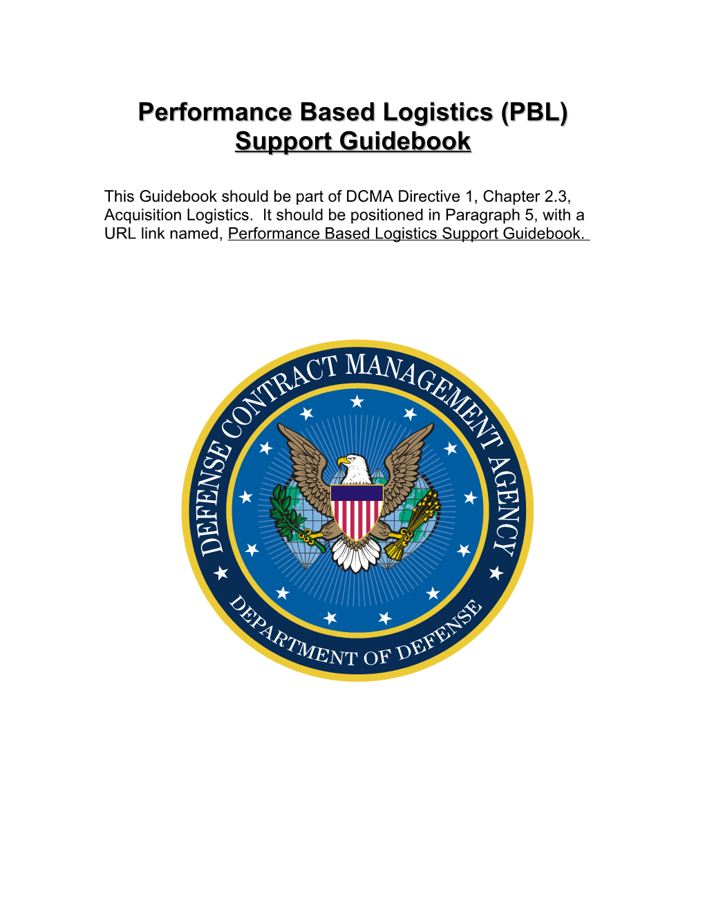 DCMA PBL Support Guidebook