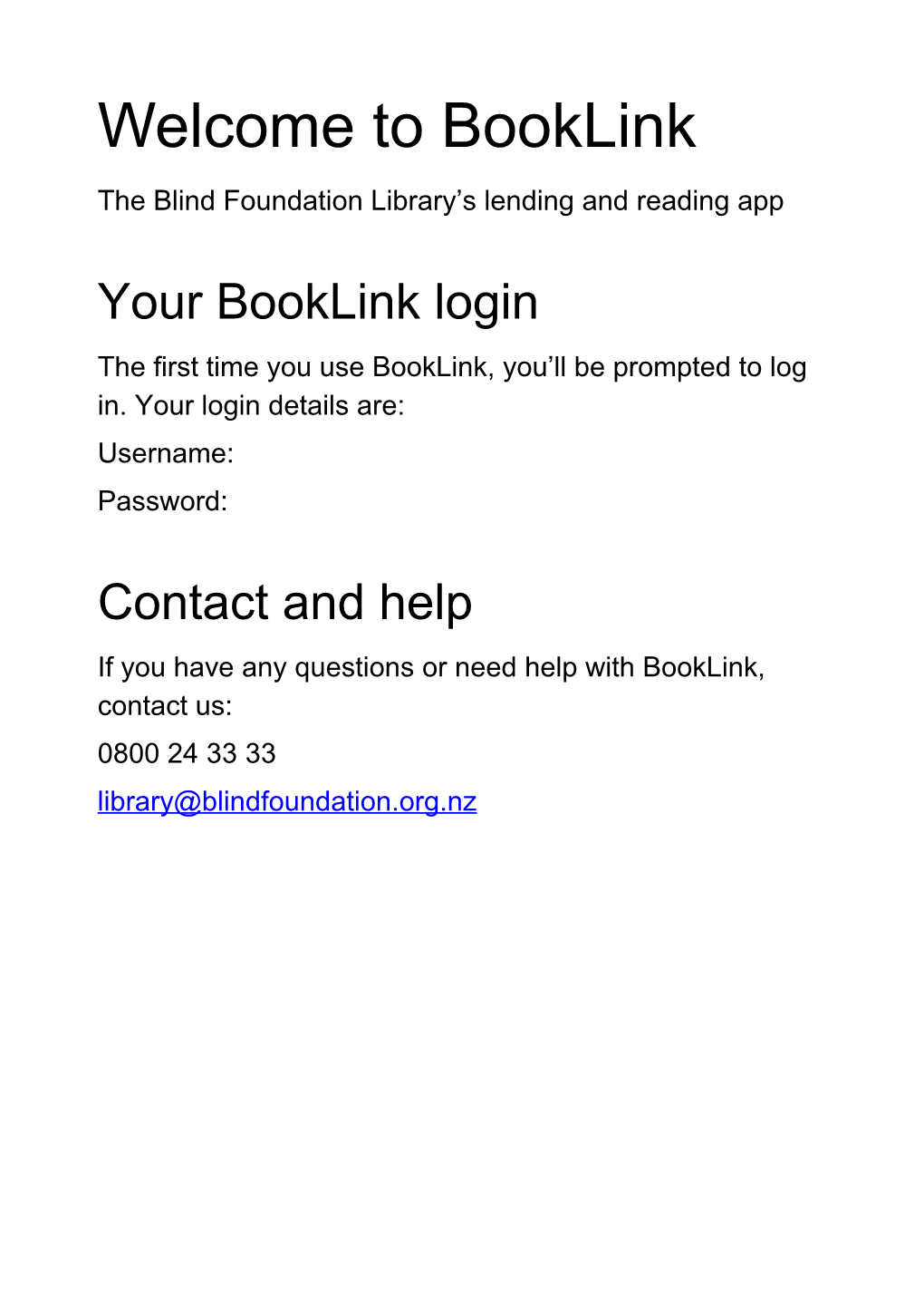 The Blind Foundation Library S Lending and Reading App