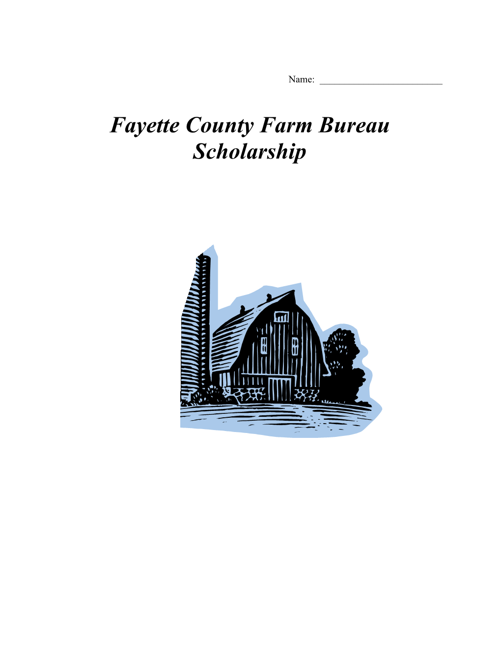 Fayette County Farm Bureau Scholarship