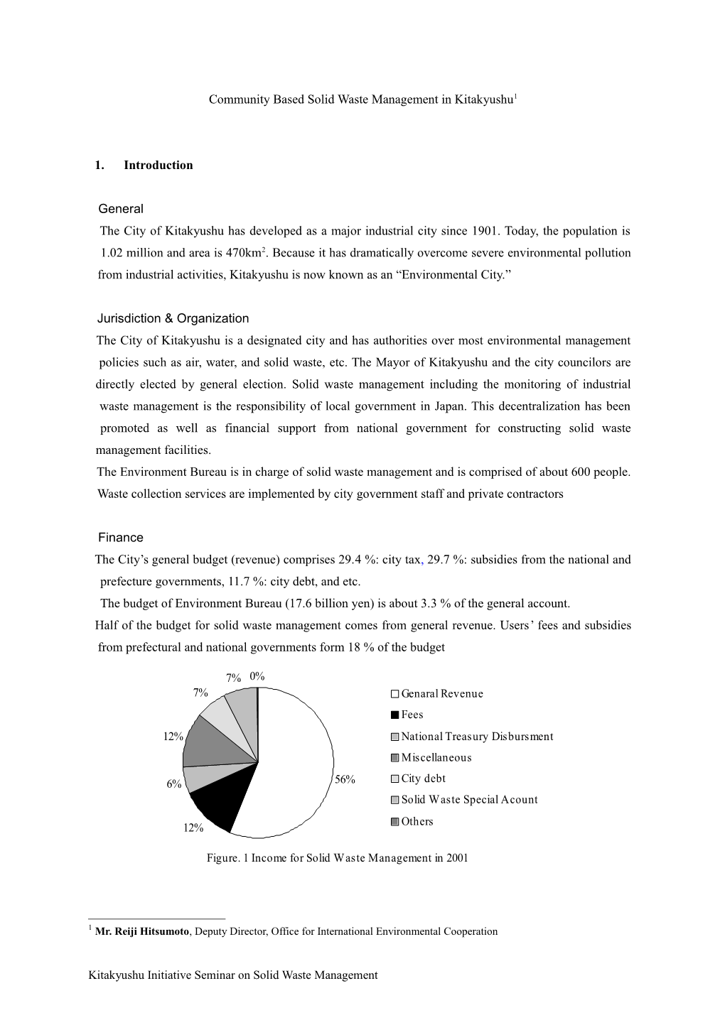 Community Based Solid Waste Management in Kitakyushu