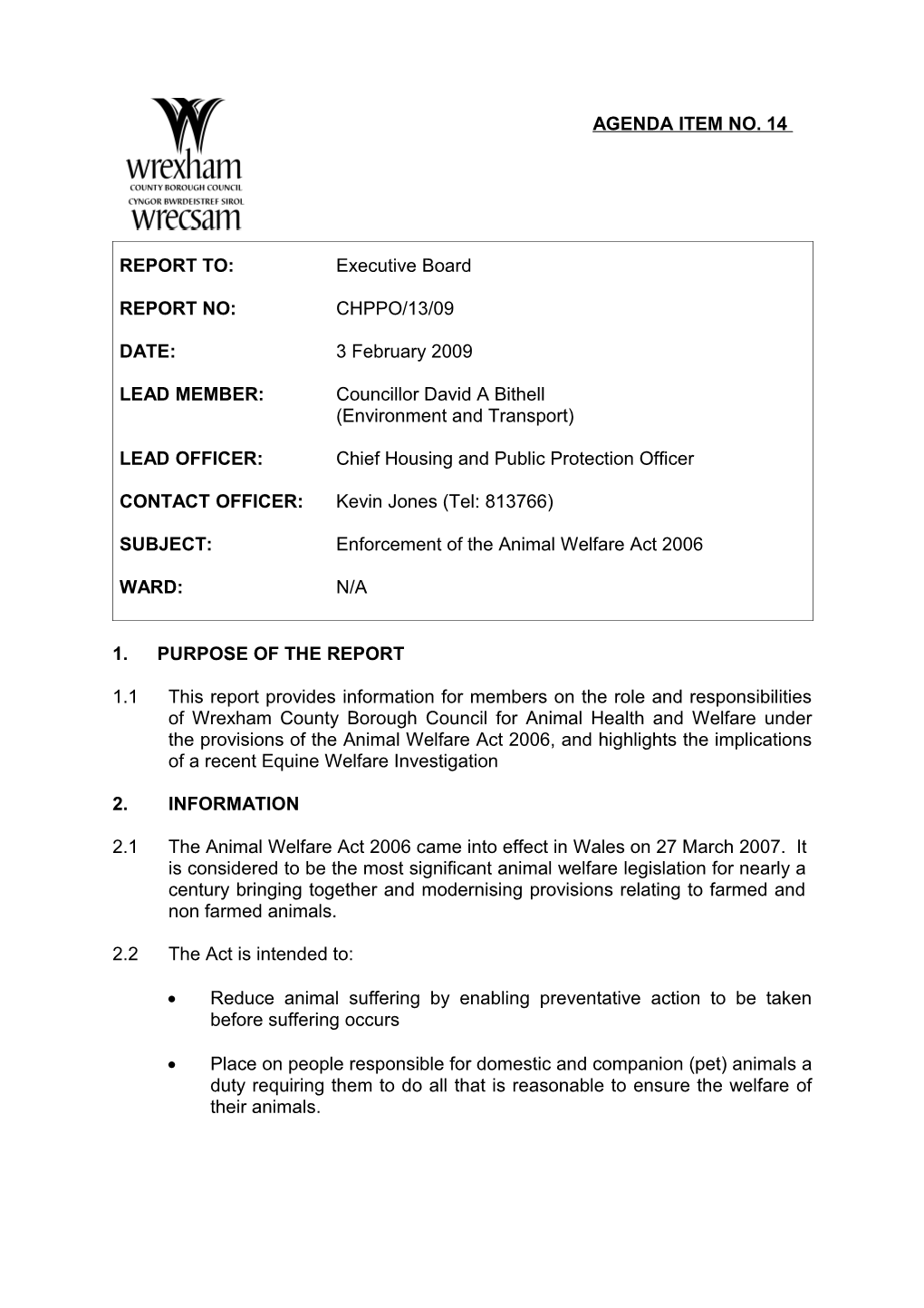 17/09/2008 Report : Children and Young People Scrutiny Committee