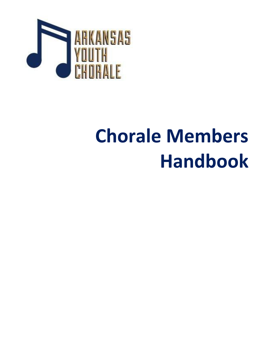 Chorale Members Handbook