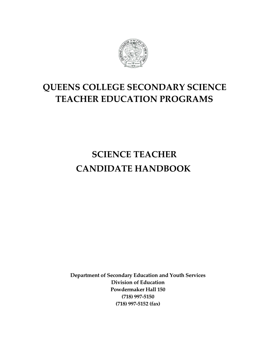 Queenscollege Secondary Science
