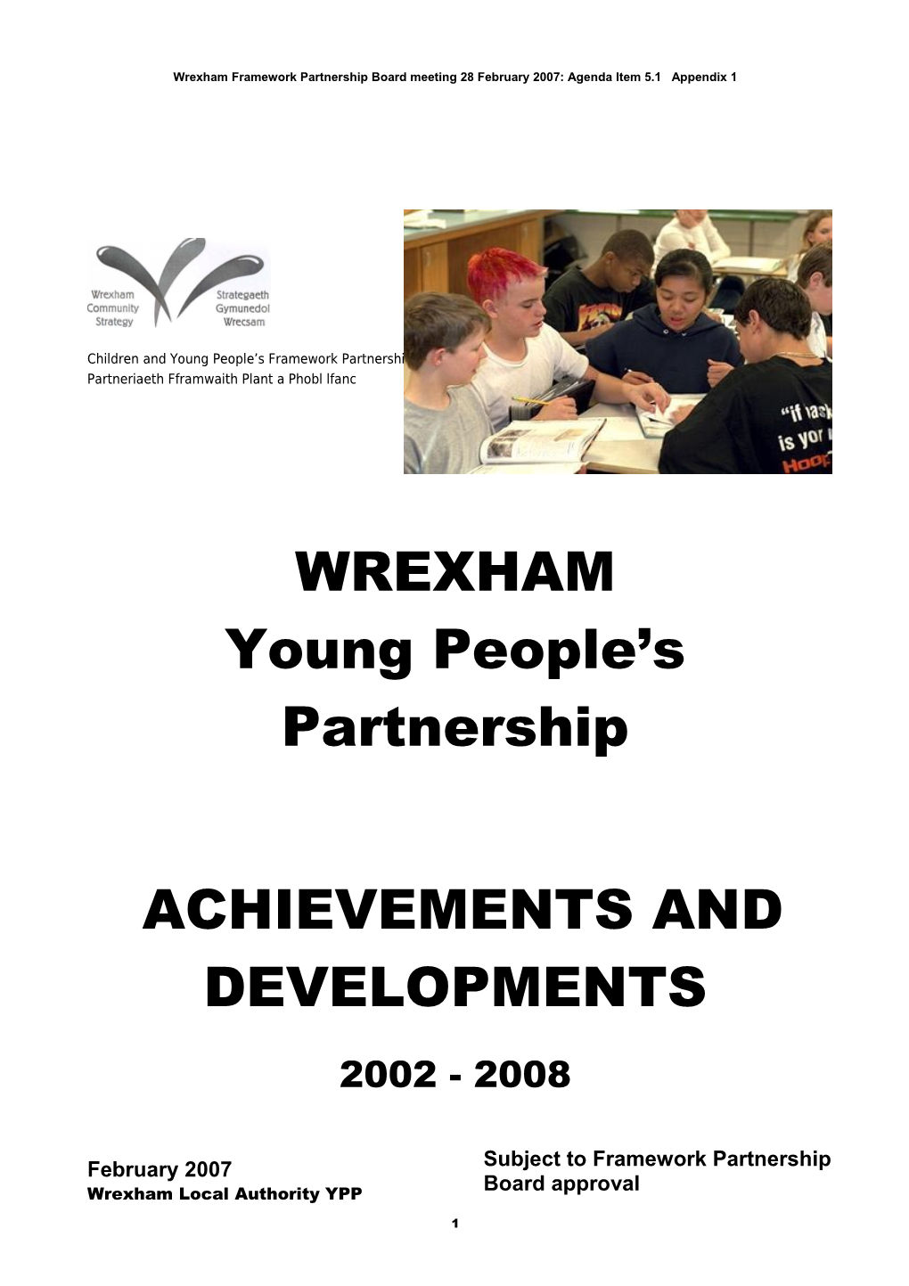 Children and Young People Sframework Partnership