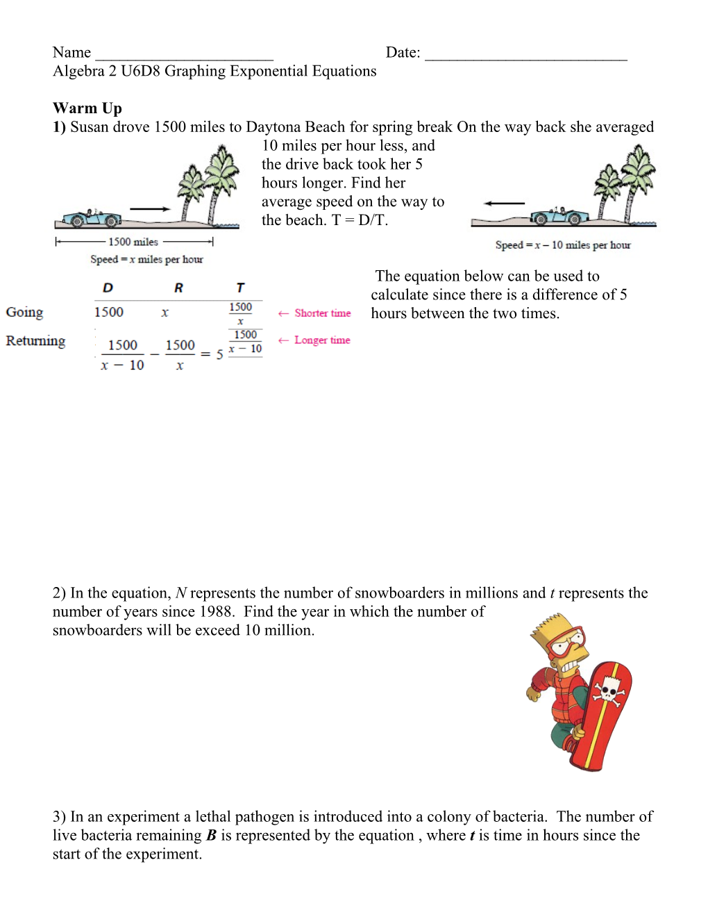 Notes: on Solving Exponential Equations Using the Method of Finding Common Bases