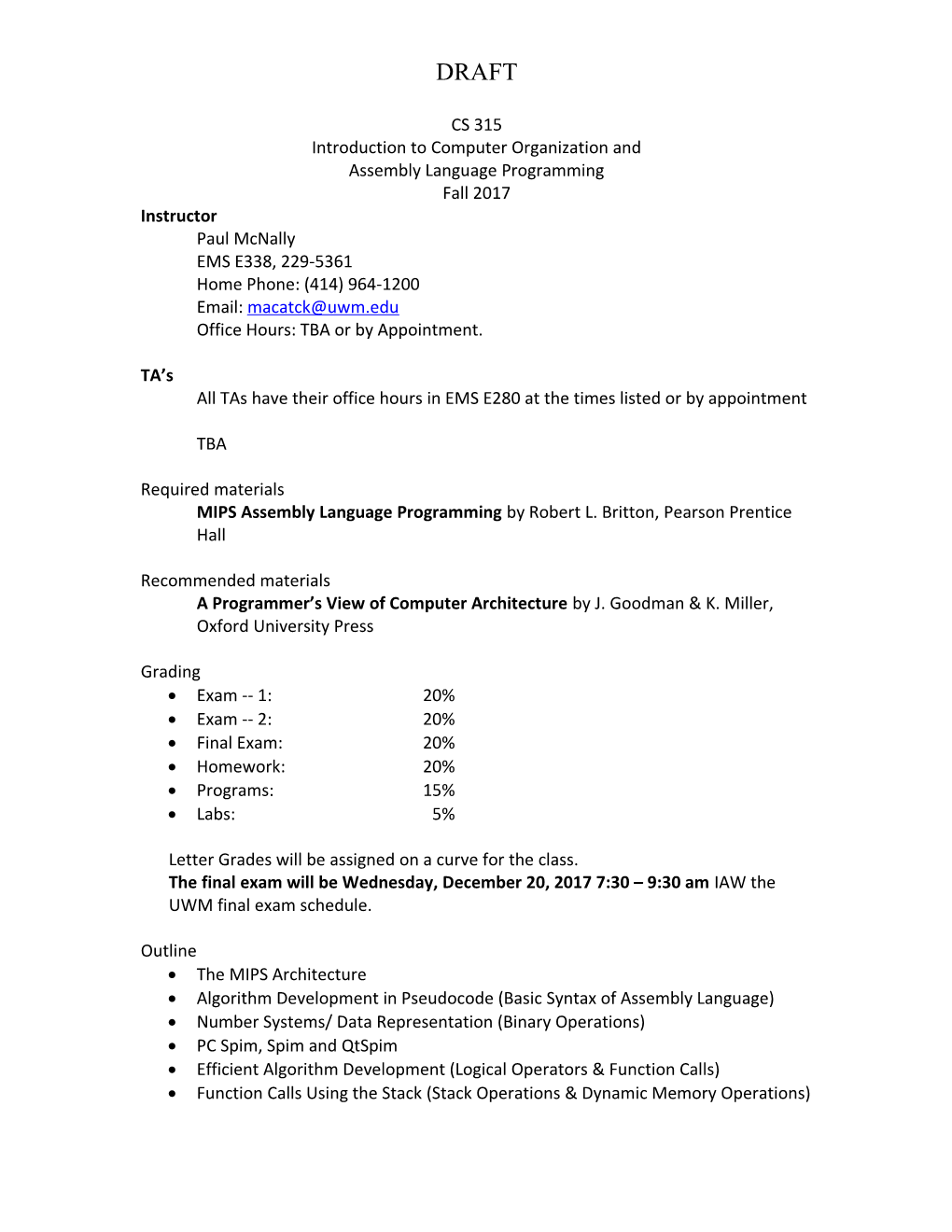 Introduction to Computer Organization And