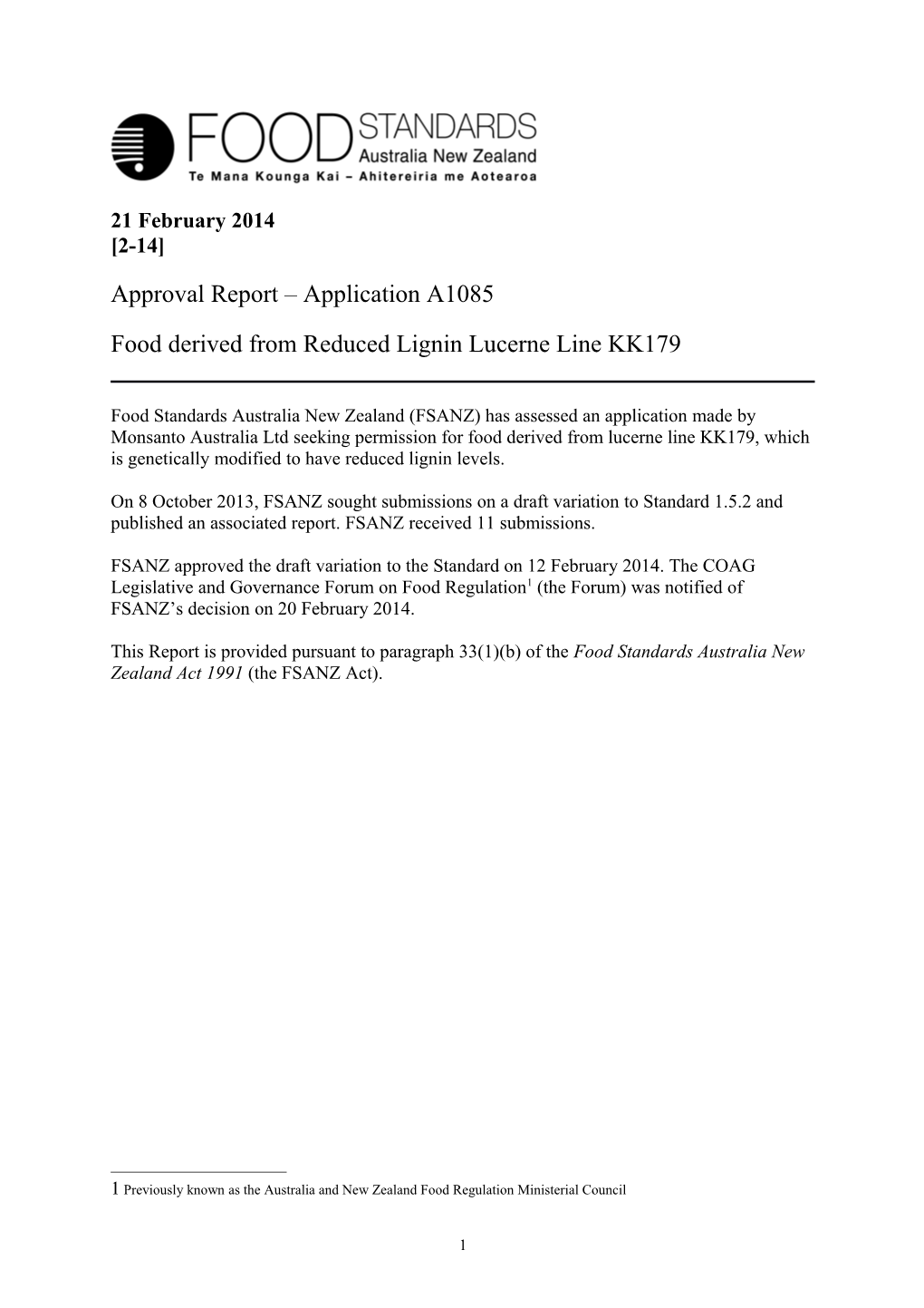 Food Derived from Reduced Lignin Lucerne Line KK179