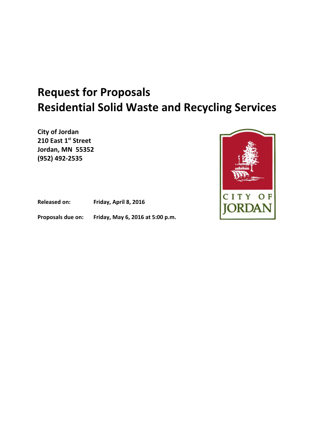 Residential Solid Waste Andrecycling Services