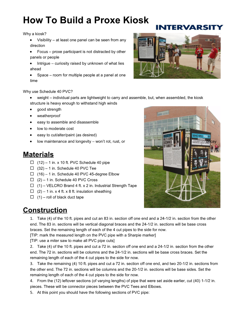 How to Build a Proxe Kiosk