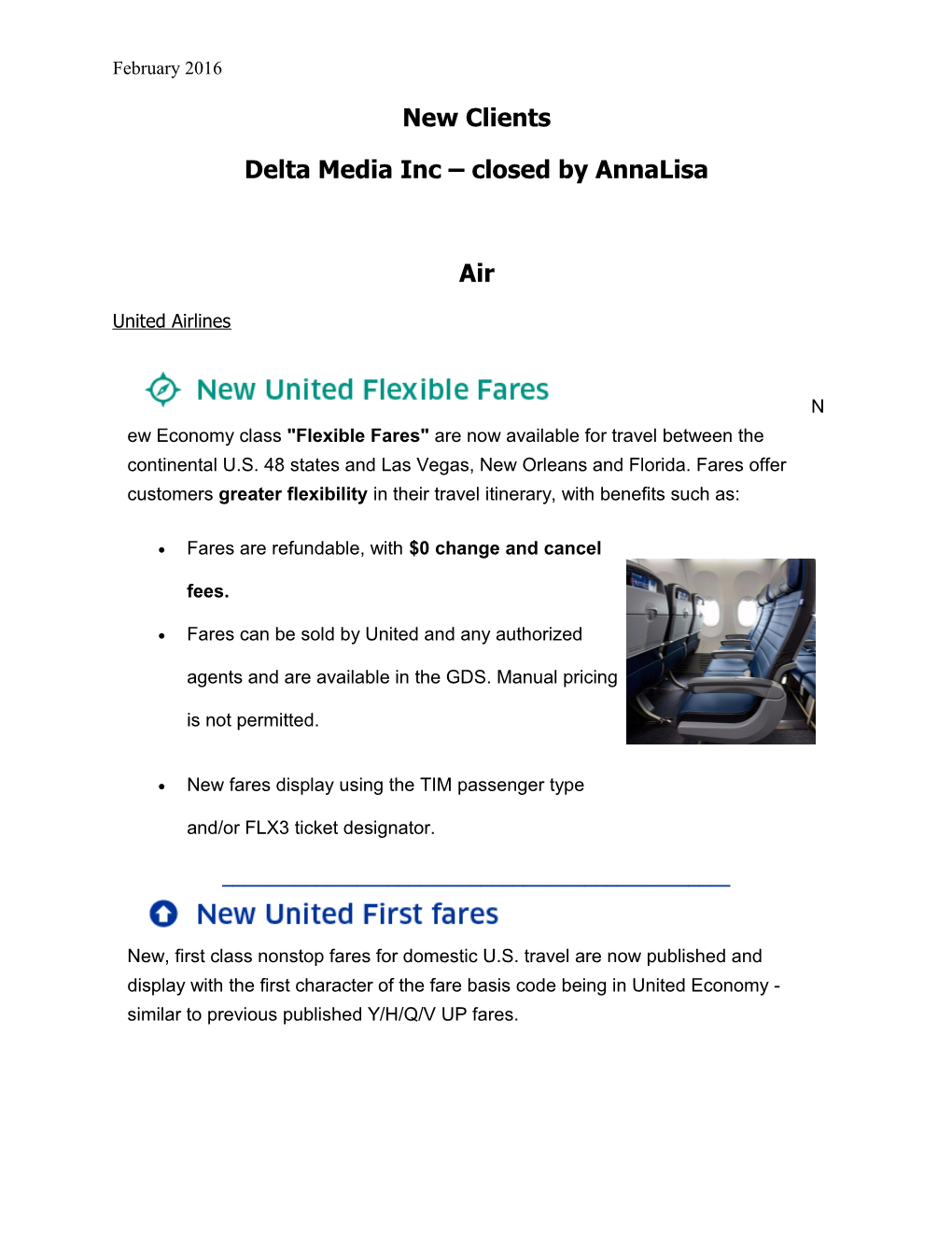 Delta Media Inc Closed by Annalisa