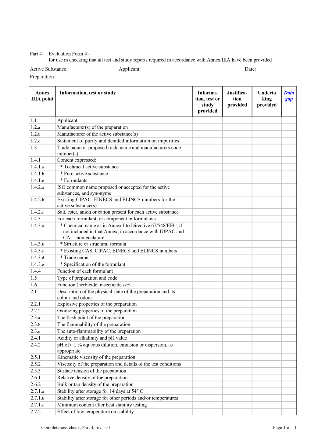 Part 4Evaluation Form 4