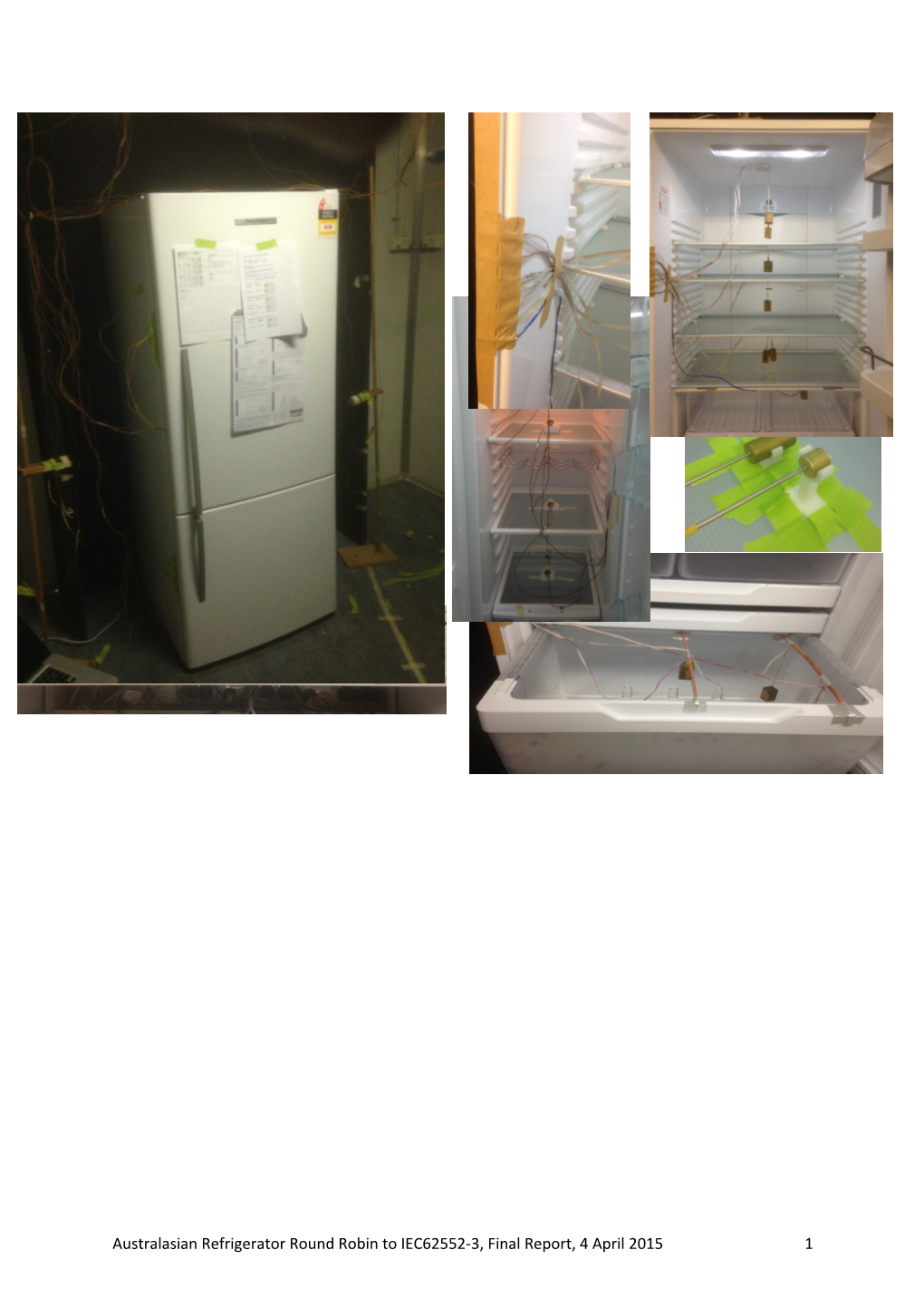 Australasian Refrigerator Round Robin to Iec62552-3