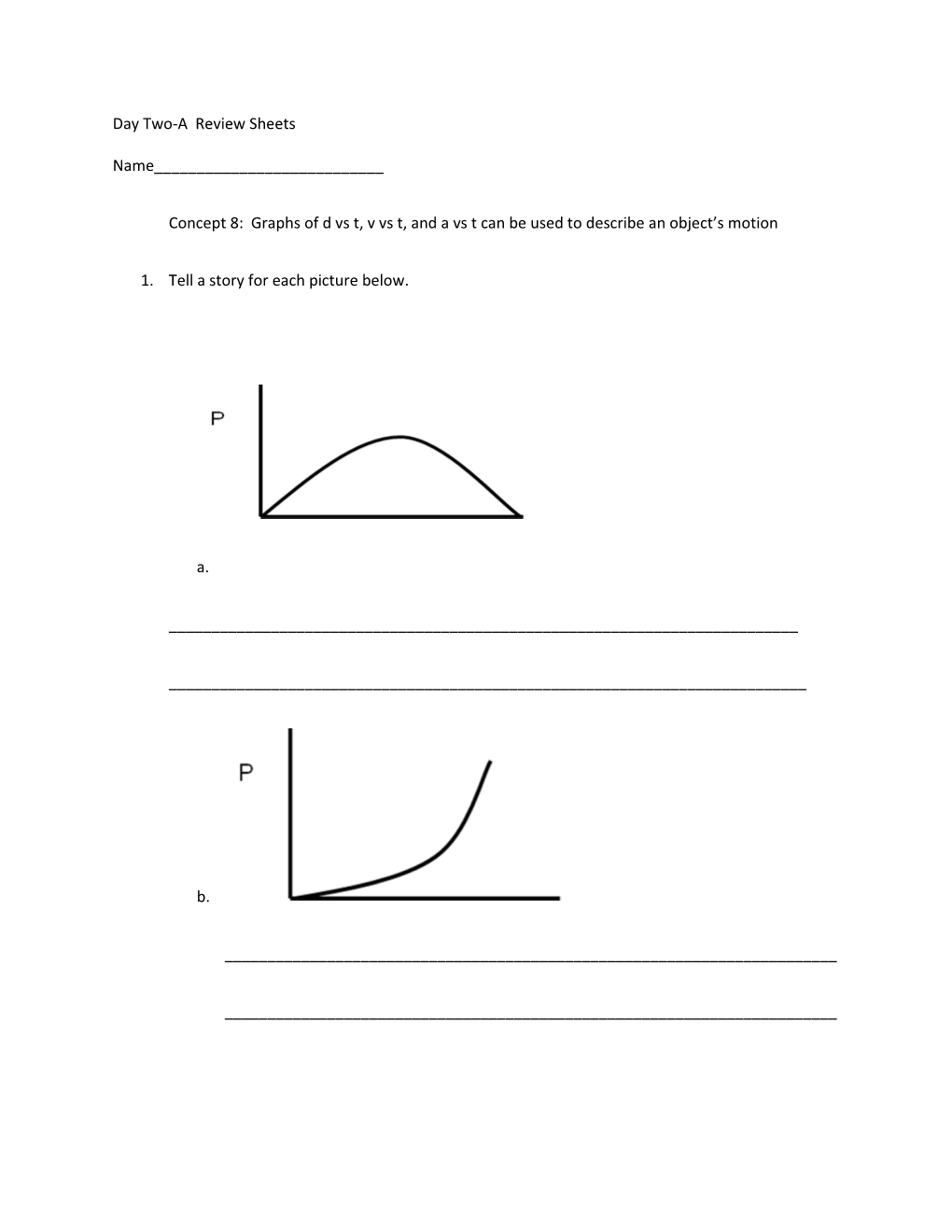 Day Two Review Sheets