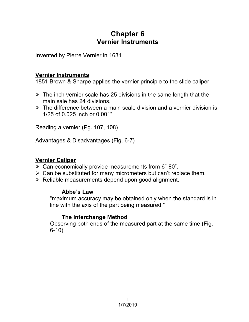 Vernier Instruments