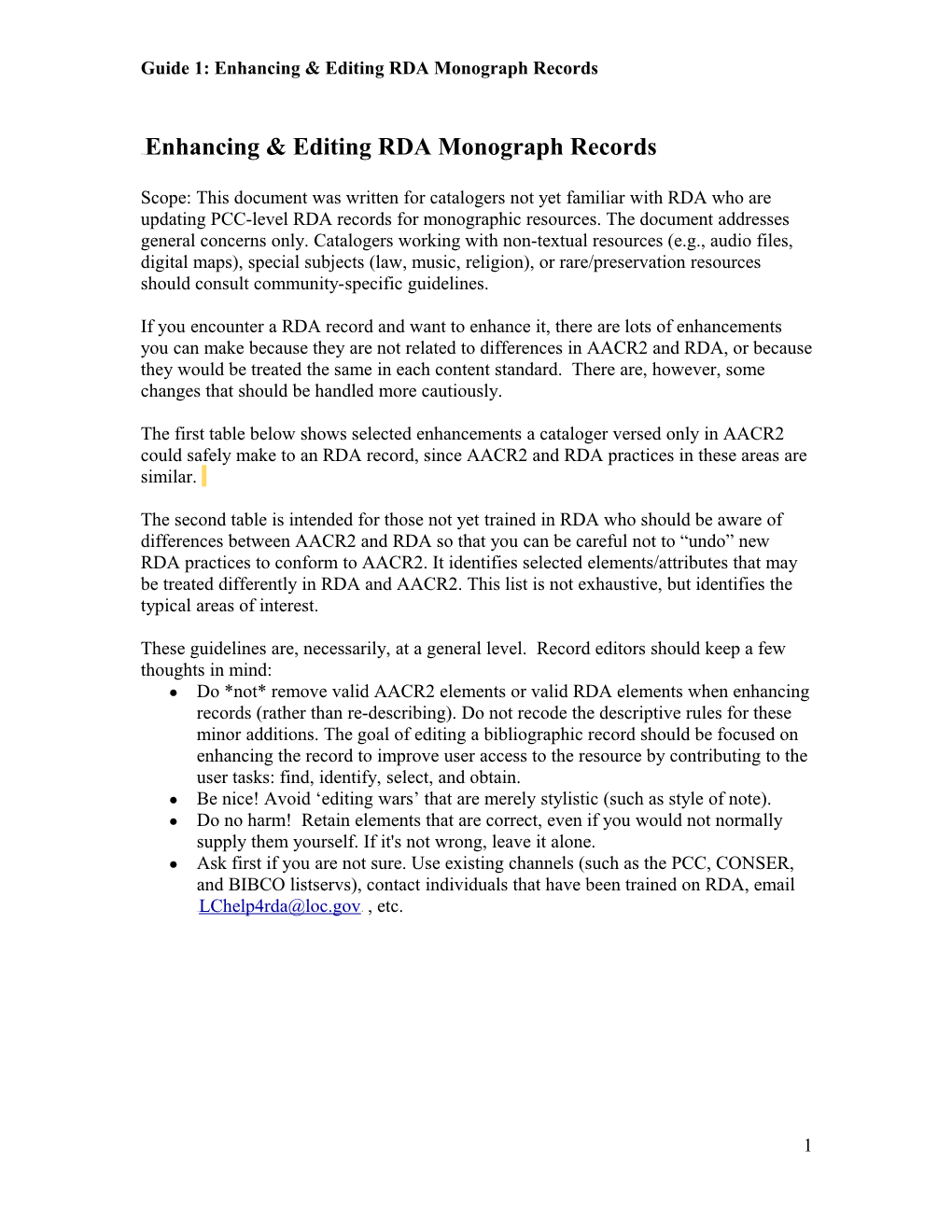 Enhancing & Editing RDA Monograph Records