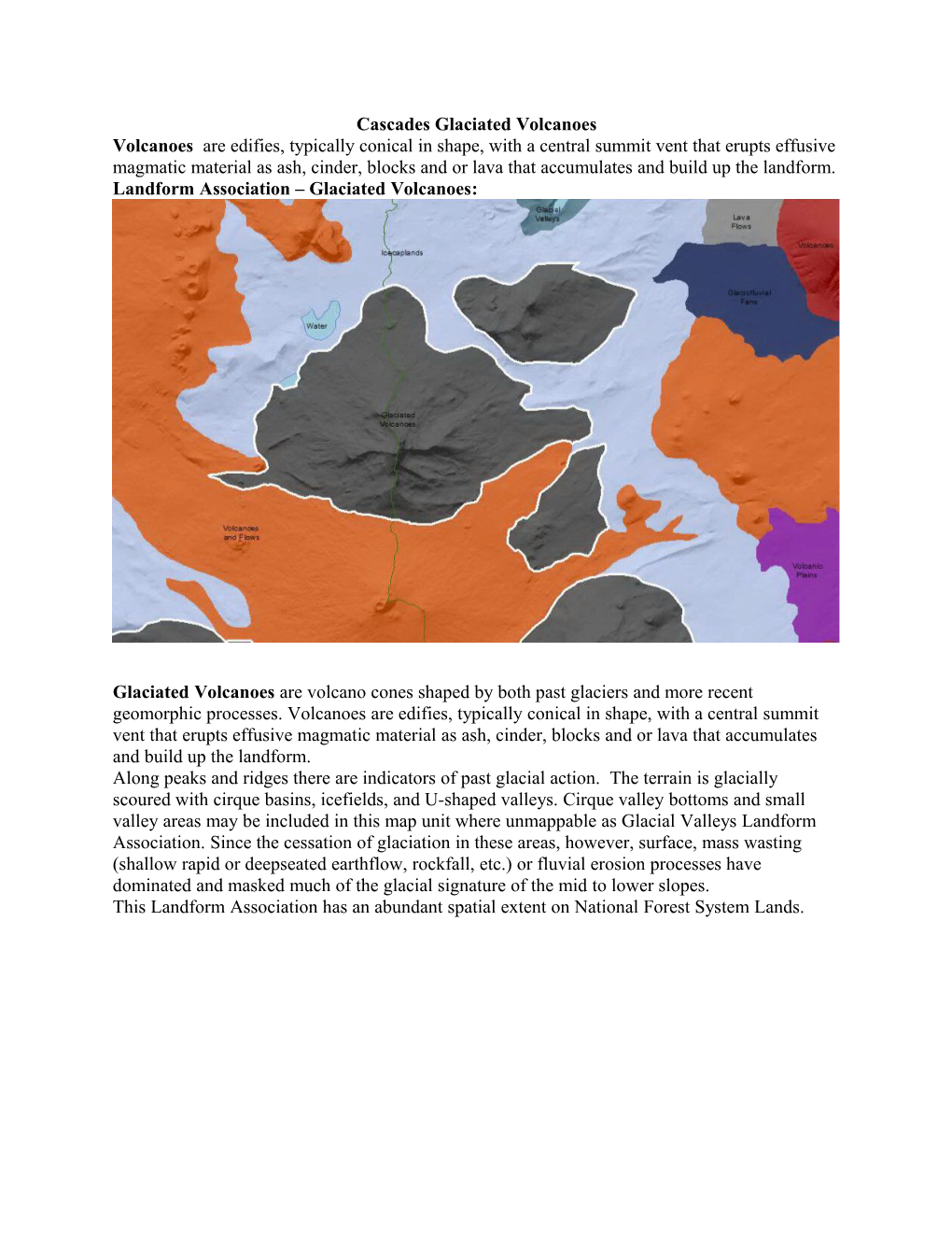 Cascadesglaciated Volcanoes