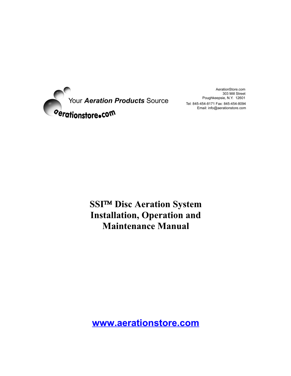 SSI Tube Aeration System