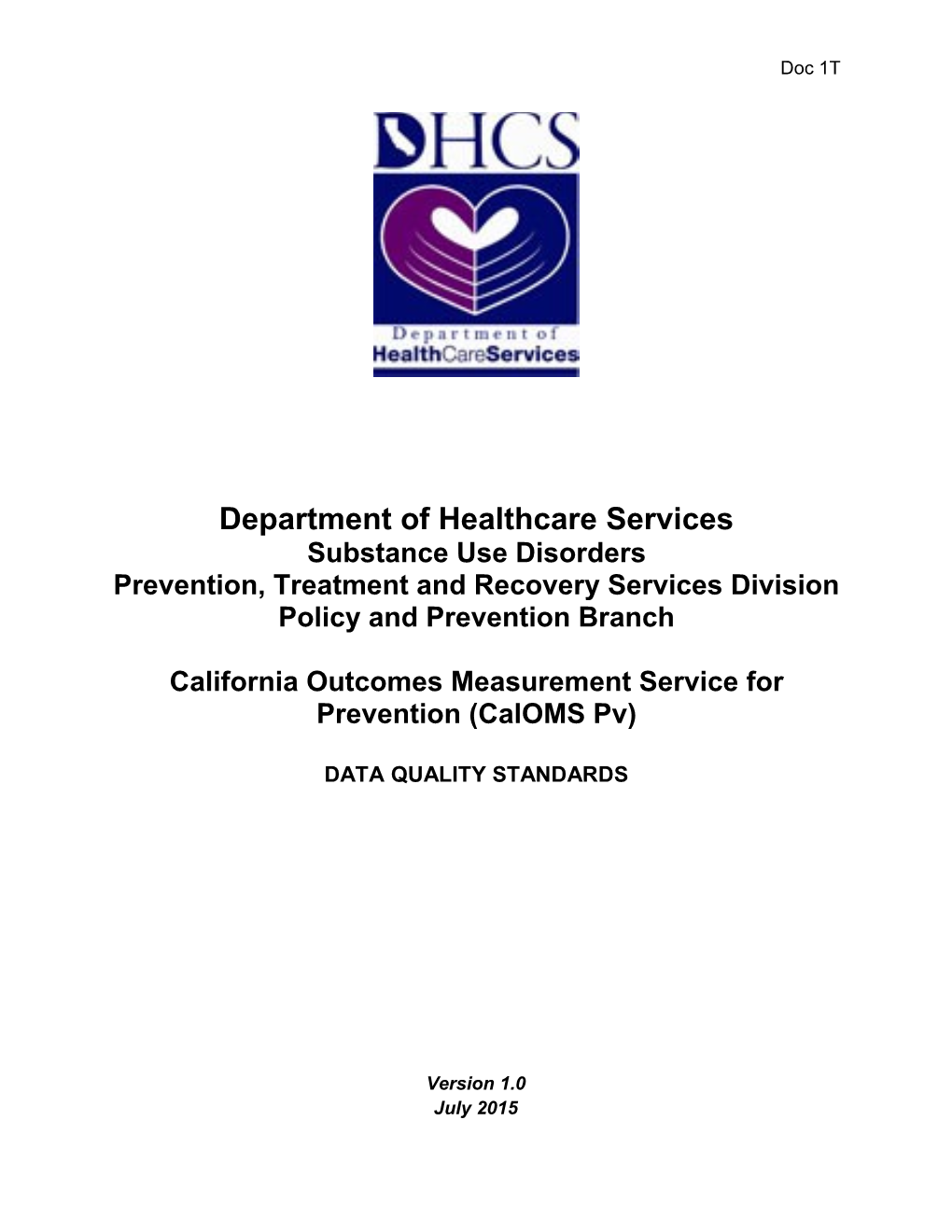 Prevention, Treatment and Recovery Services Division
