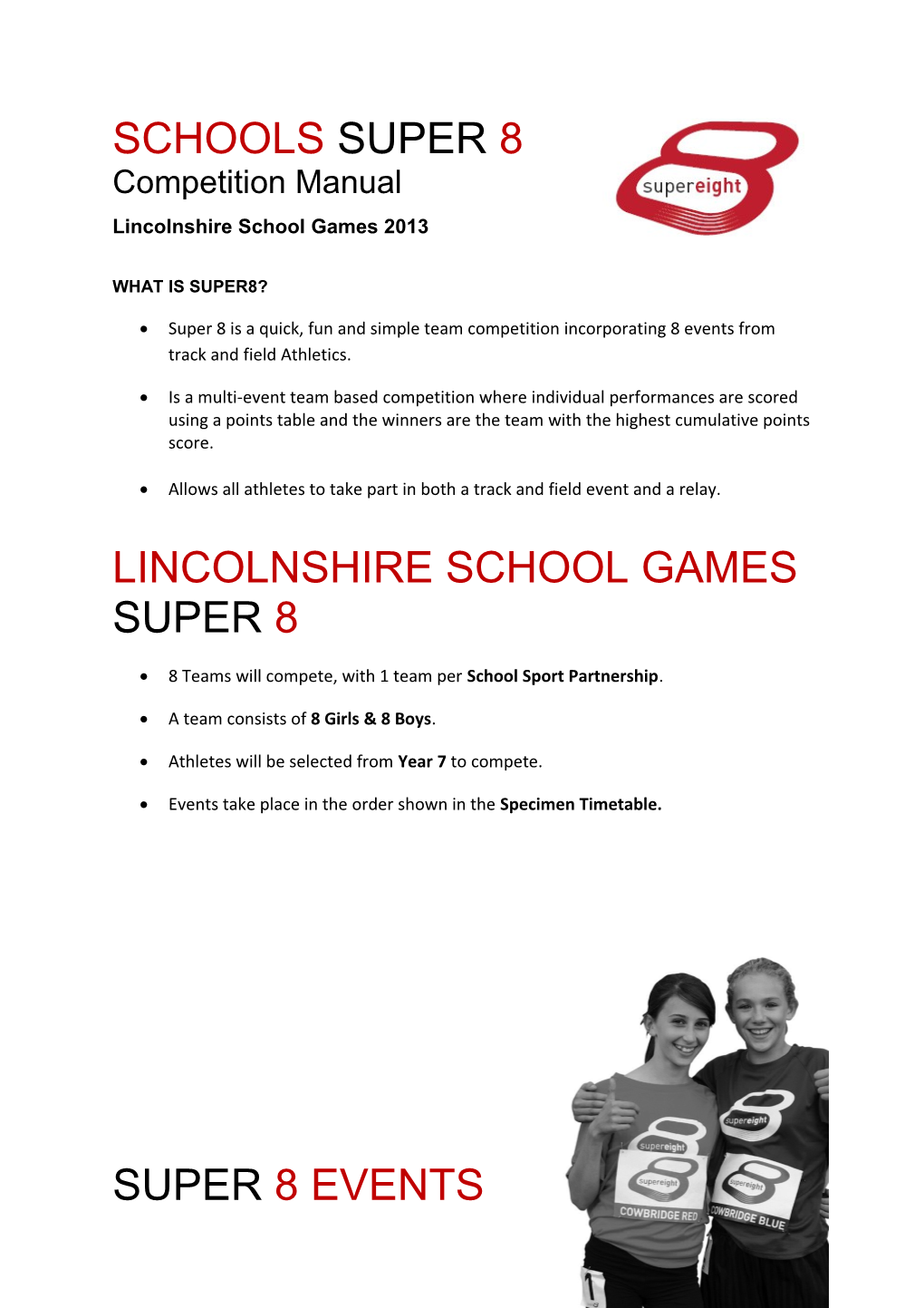 Lincolnshire School Games 2013