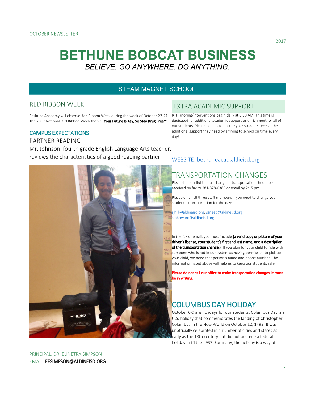 Bethune Bobcat Business
