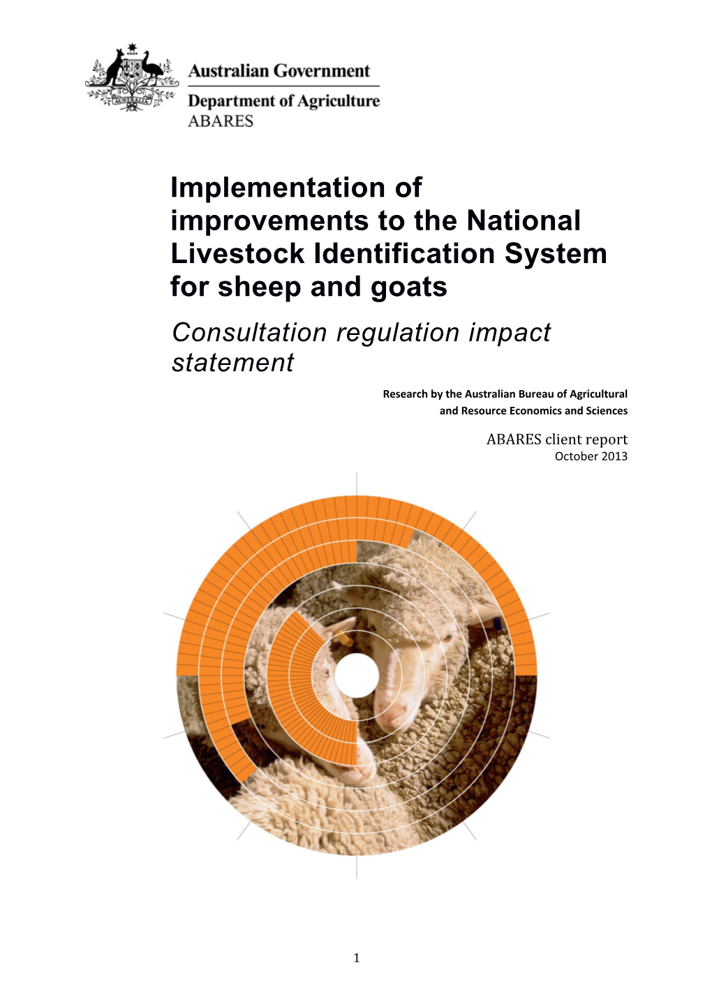 Implementation of Improvements to the National Livestock Identification System for Sheep