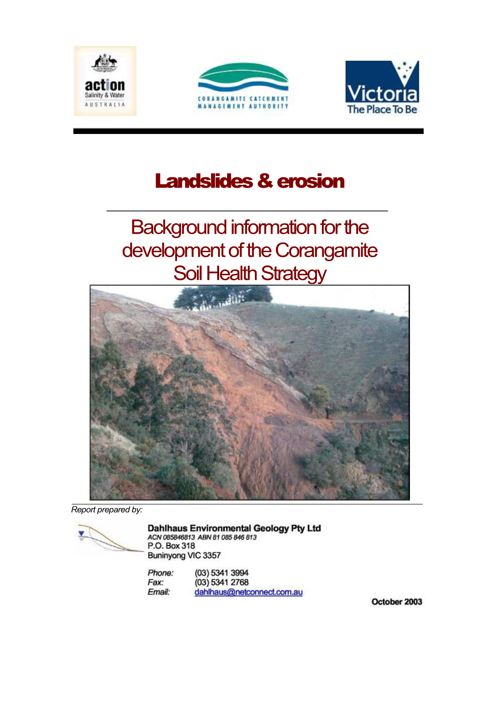 Landslides & Erosion