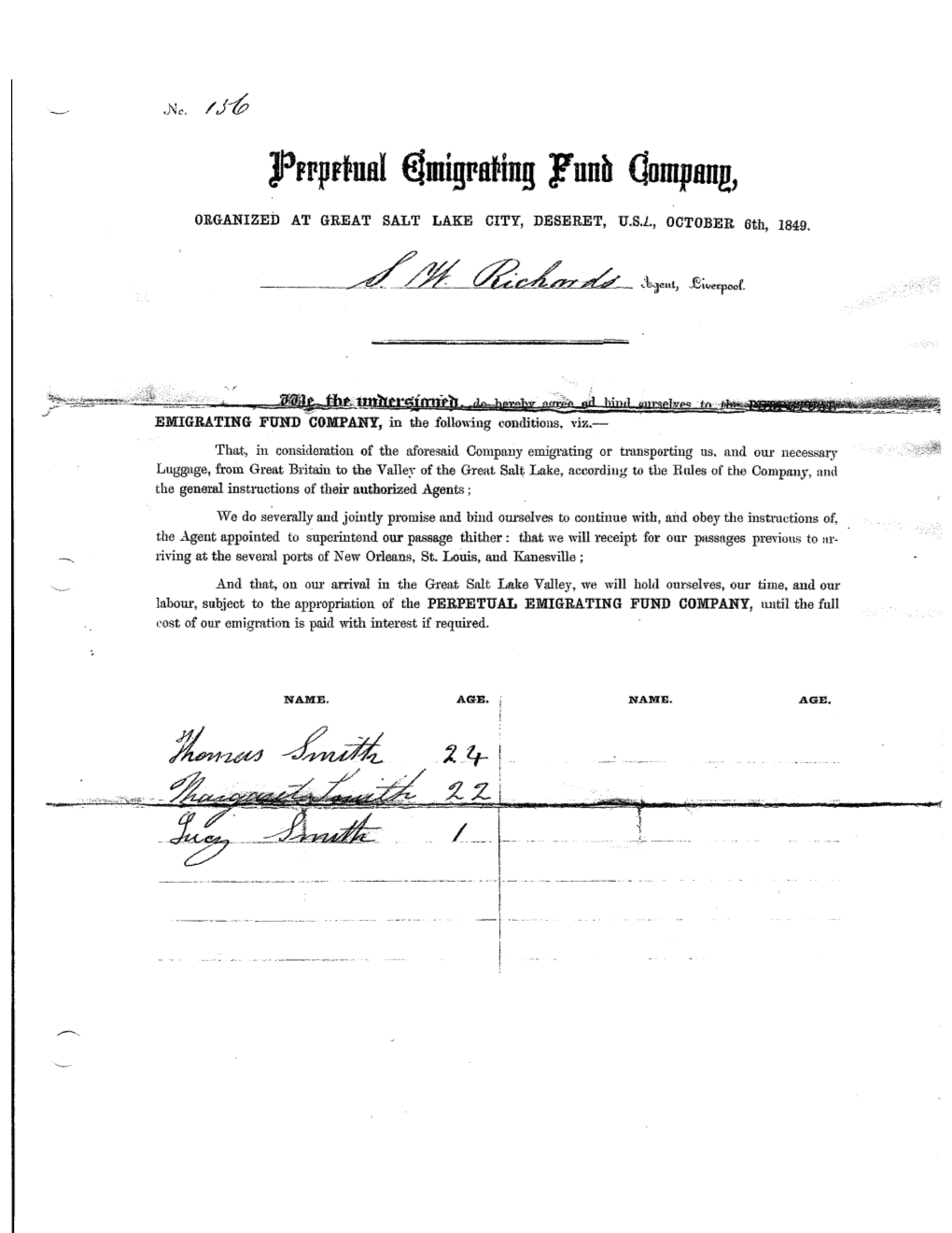 Papers & Missionary Journal Pertaining to Thomas X Smith