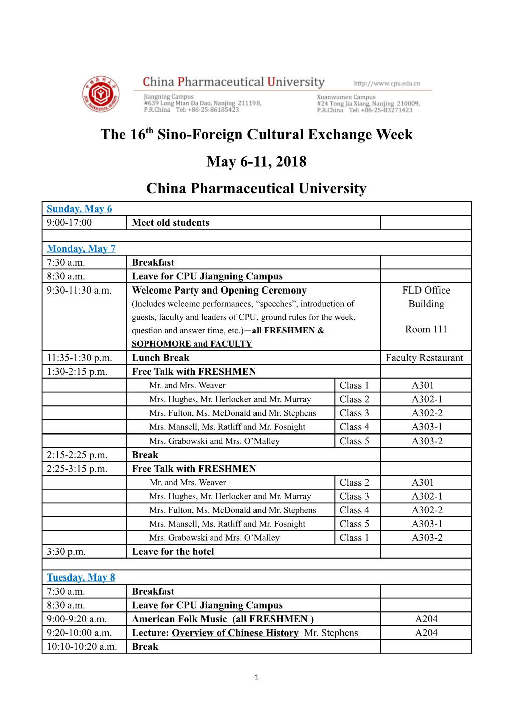 The 16Th Sino-Foreign Cultural Exchange Week
