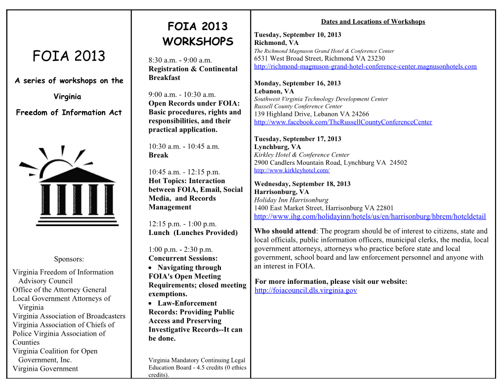 Navigating Through FOIA's Open Meeting Requirements; Closed Meeting Exemptions