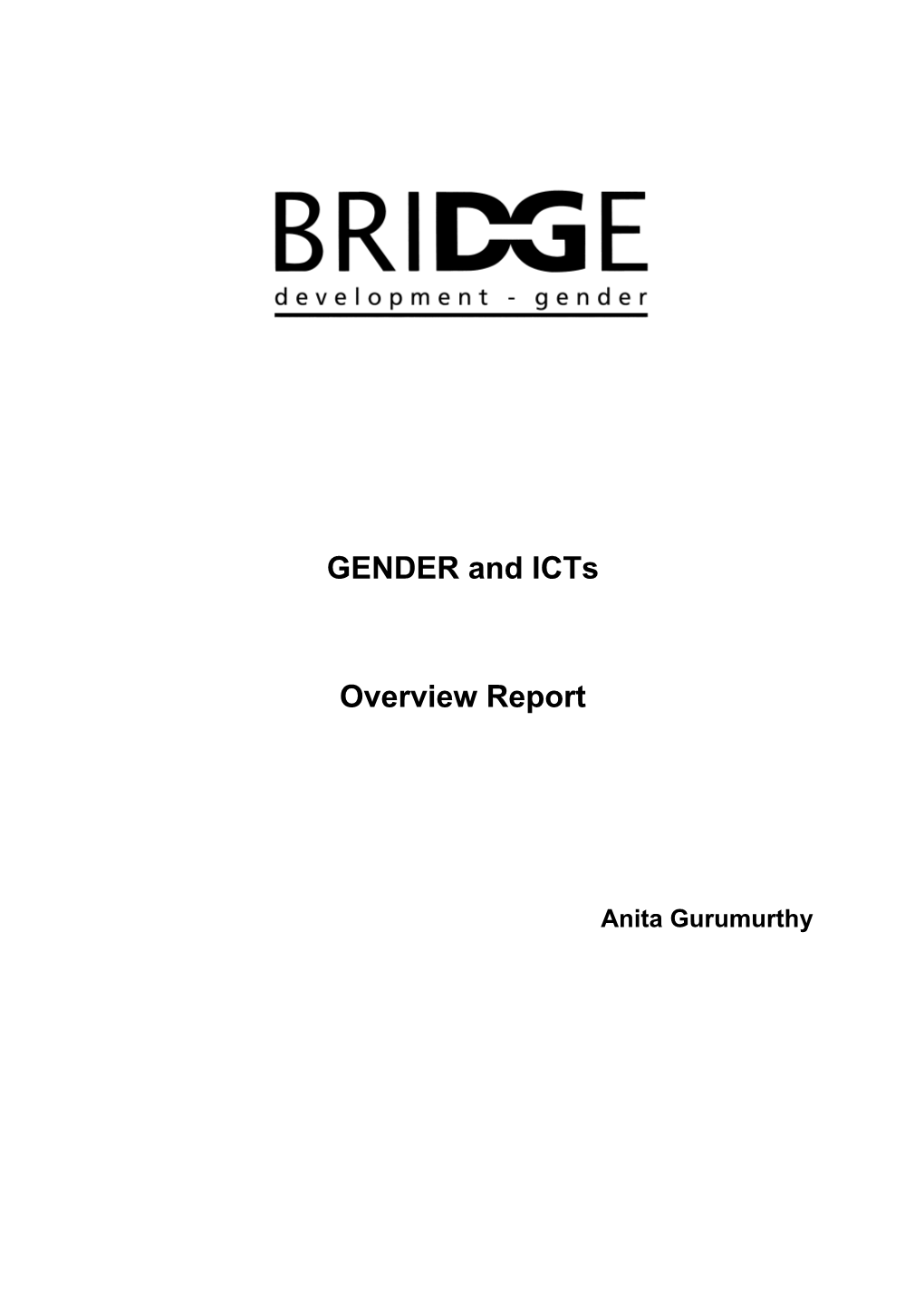 Gender and Icts