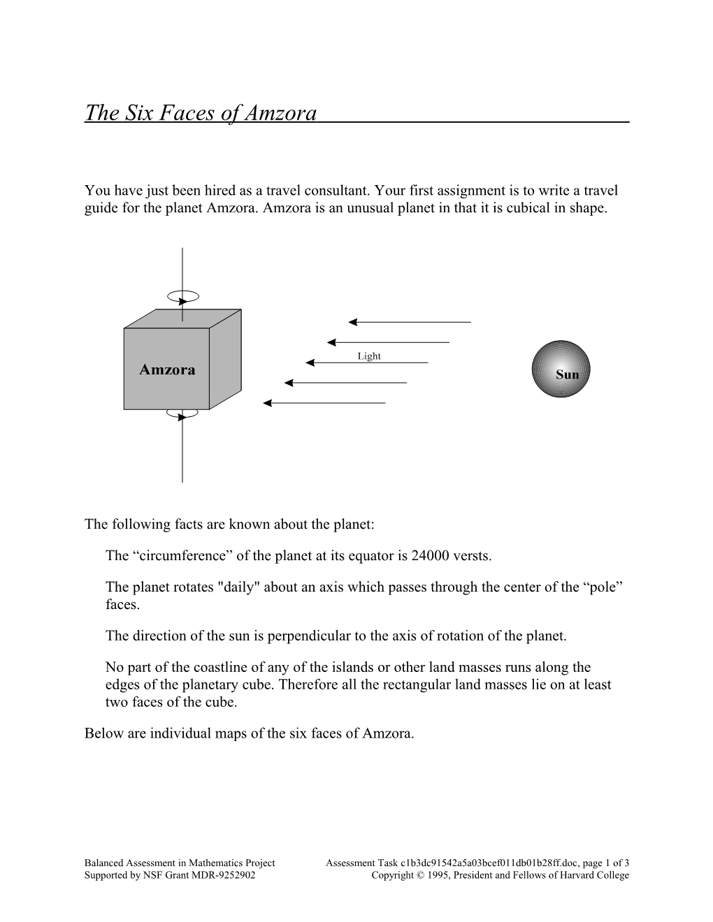 The Six Faces of Amzora