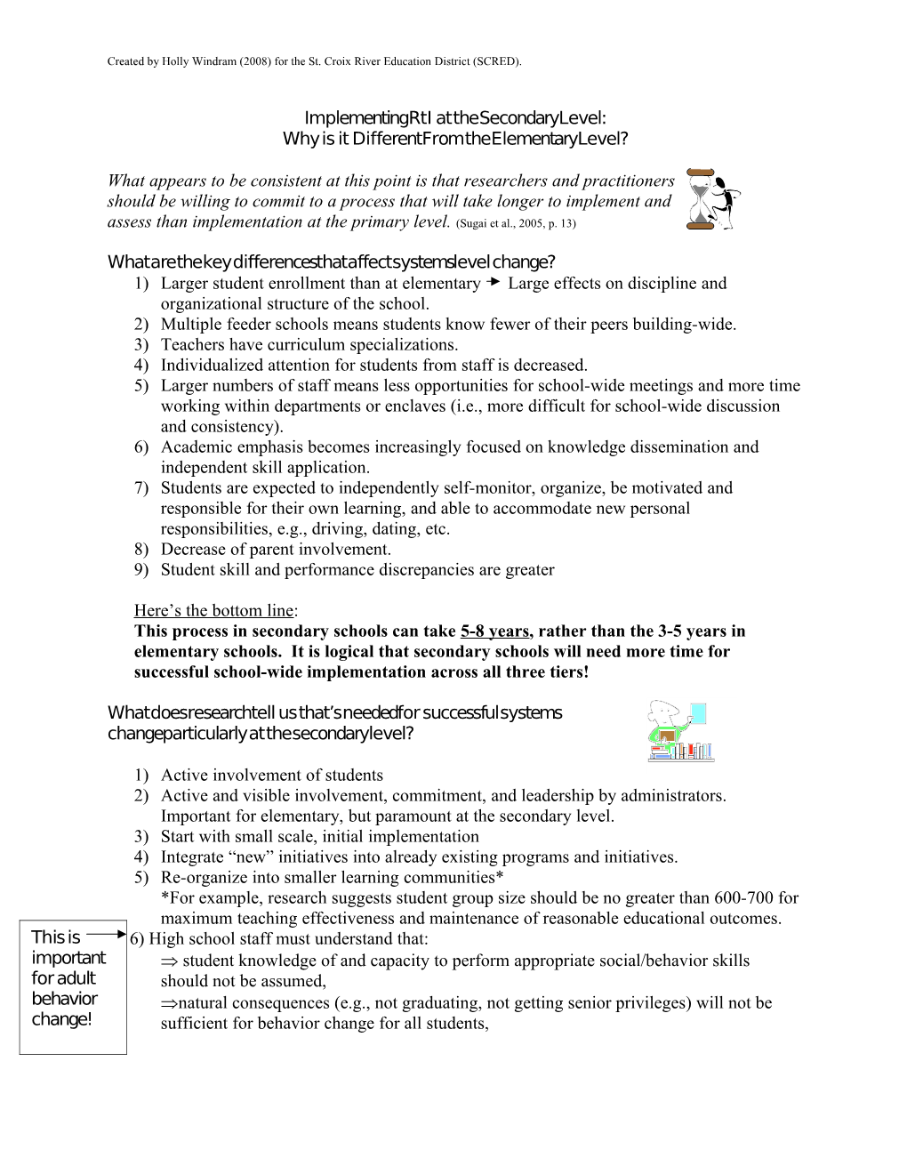 PBIS (Sugai, Flannery, Bohanon-Edmonson, 2004)