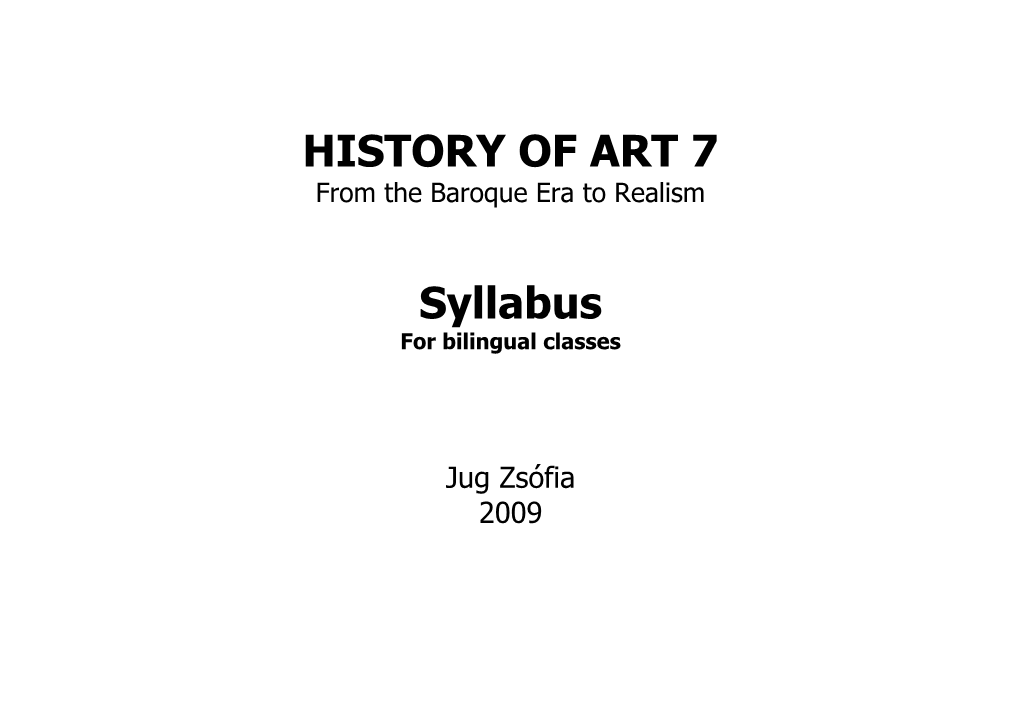 History of Art 7