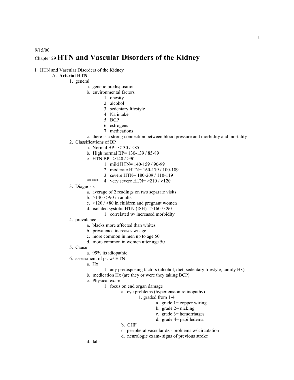 Chapter 29 HTN and Vascular Disorders of the Kidney