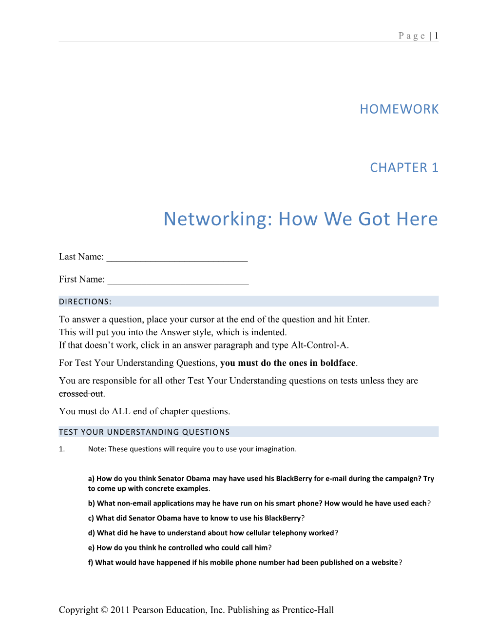 Networking: How We Got Here