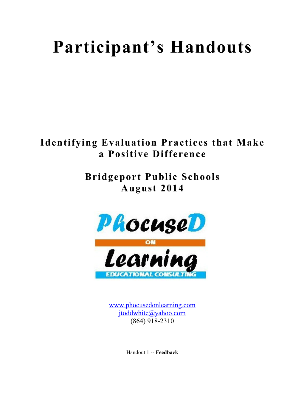 Identifying Evaluation Practices That Make a Positive Difference