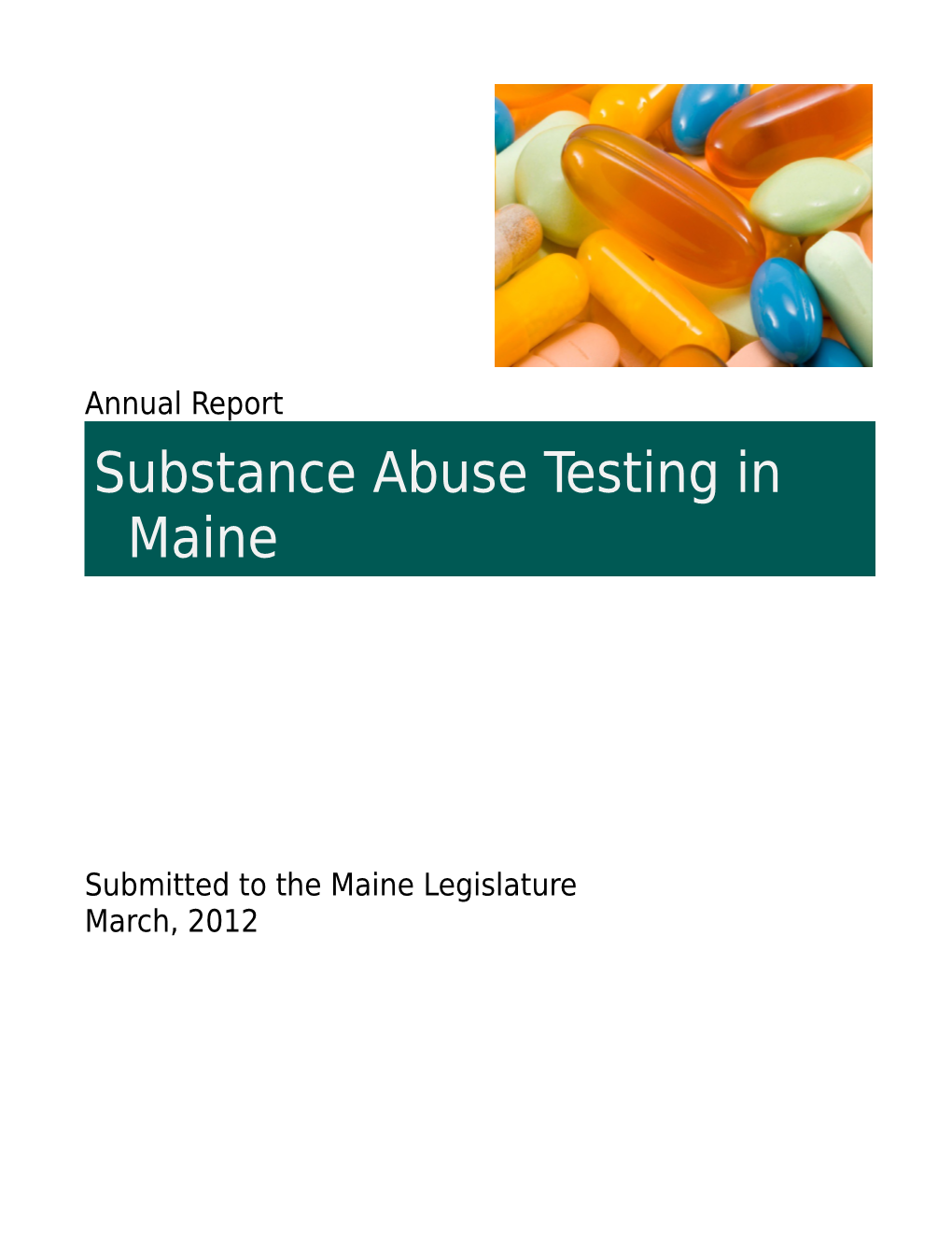 Substance Abuse Testing in Maine