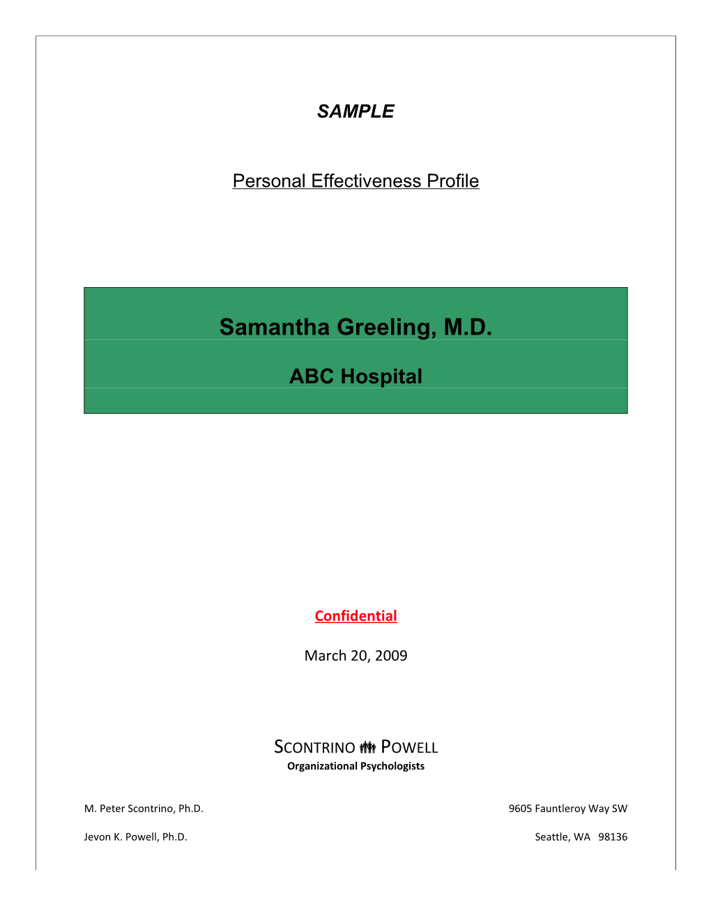 Samantha Greeling, M.D