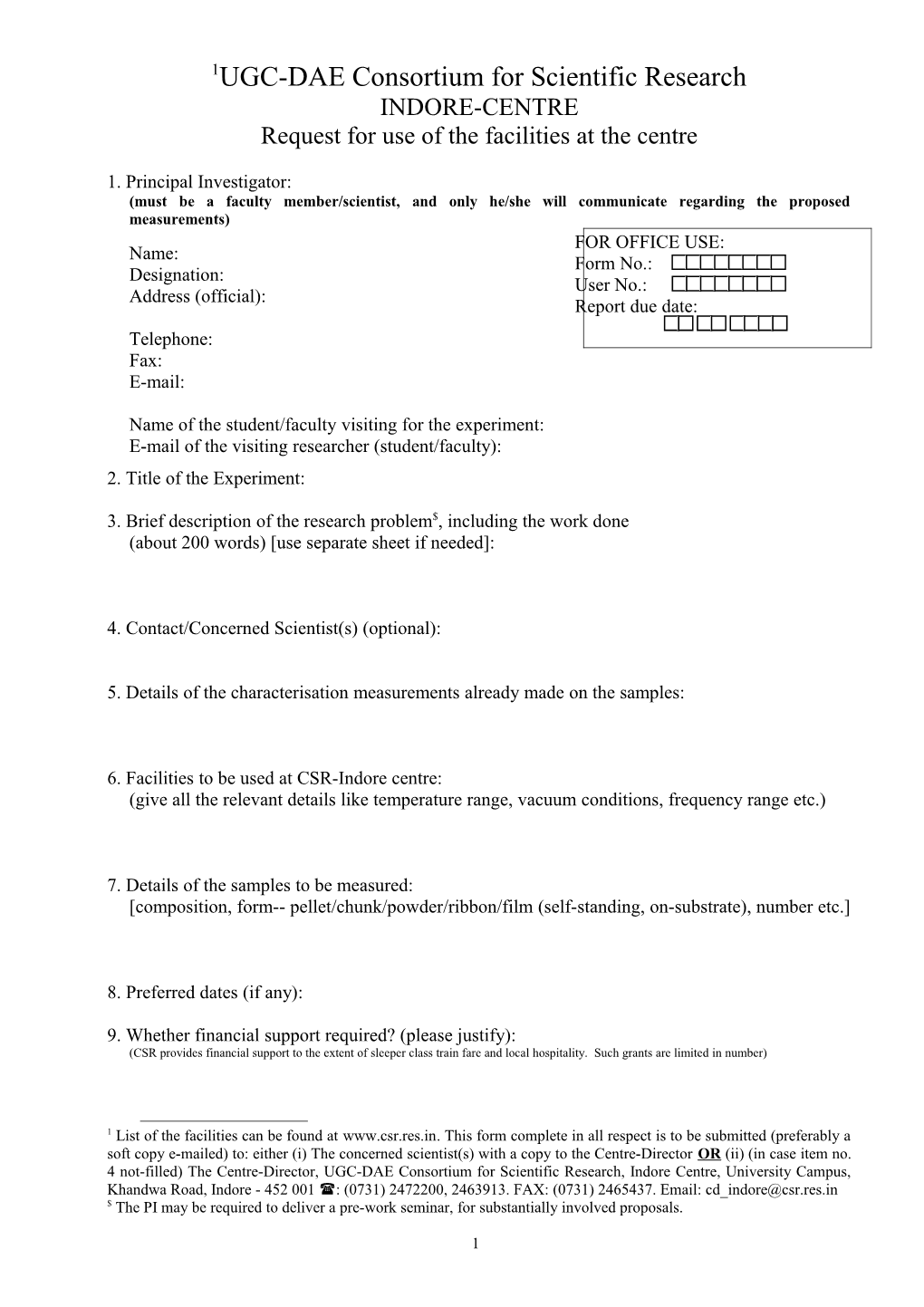 UGC-DAE Consortium for Scientific Research