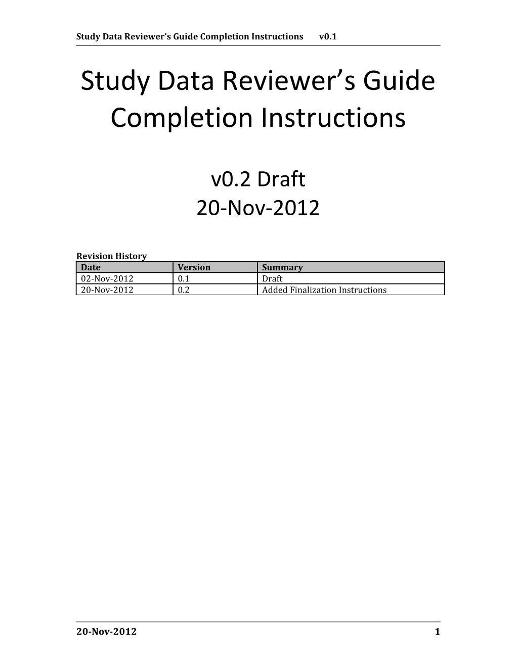 Study Data Reviewer S Guide Completion Instructionsv0.1